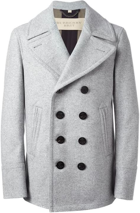 farfetch pea coat men.